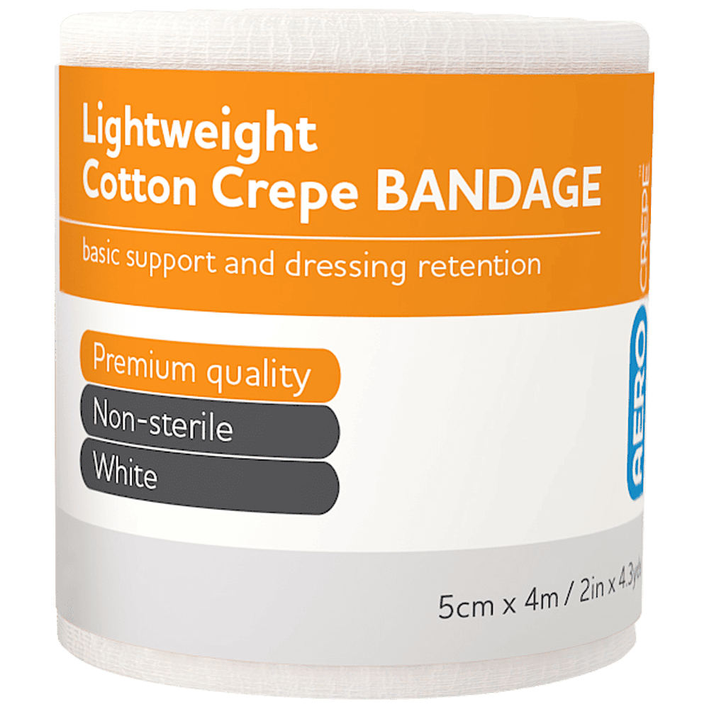 AEROCREPE Light Cotton Crepe Bandage 5cm x 4m