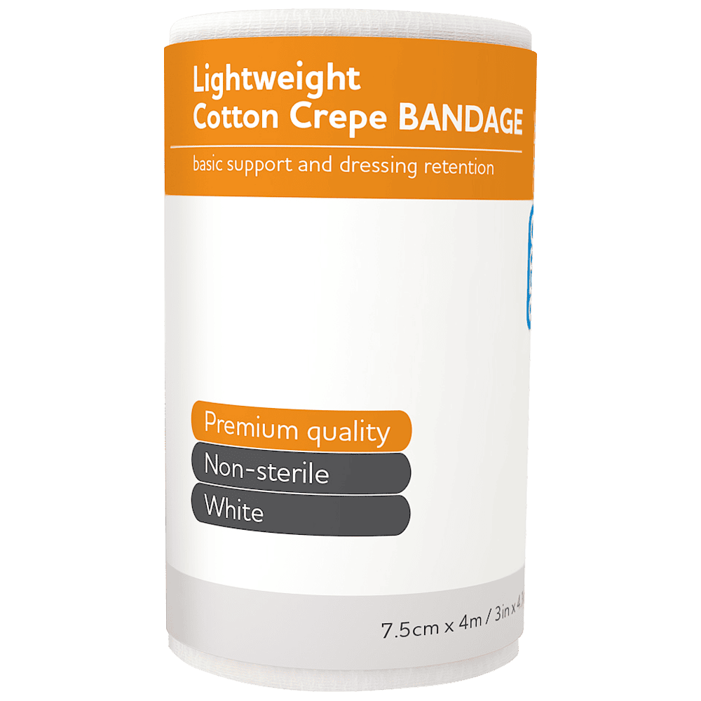 AEROCREPE Light Cotton Crepe Bandage 7.5cm x 4m