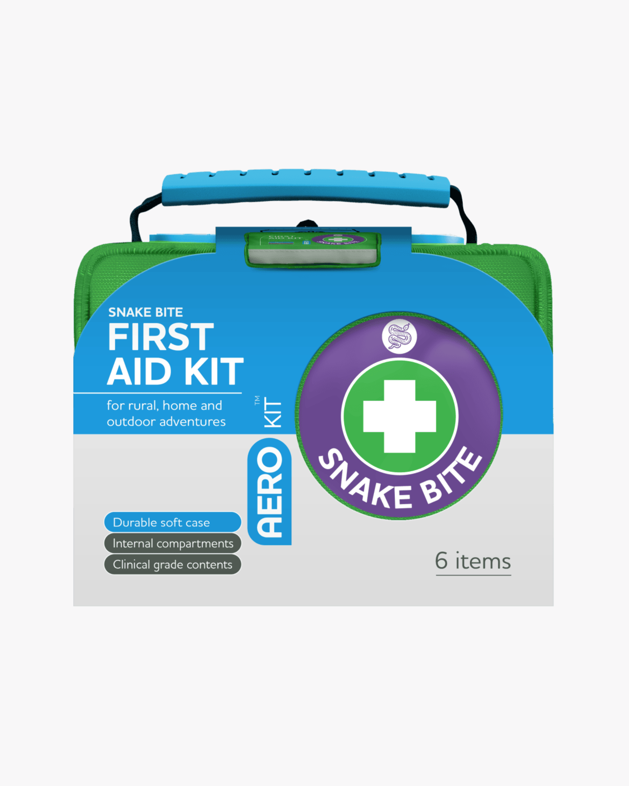 AEROKIT Snake Bite First Aid Kit Softpack Green